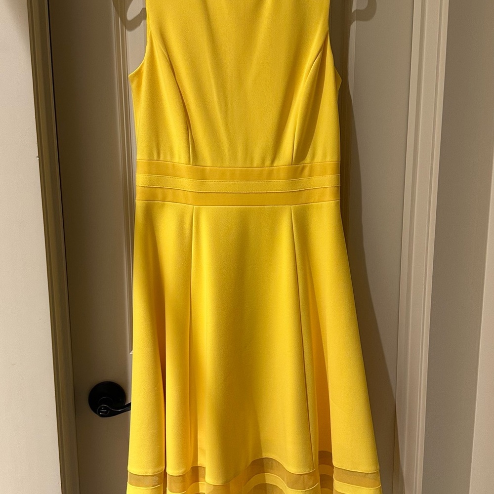 Calvin Klein Vibrant Yellow Dress